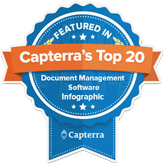 capterra top 20 badge