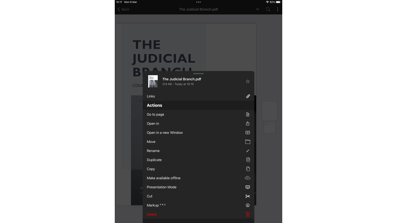 Full Document Control on Mobile