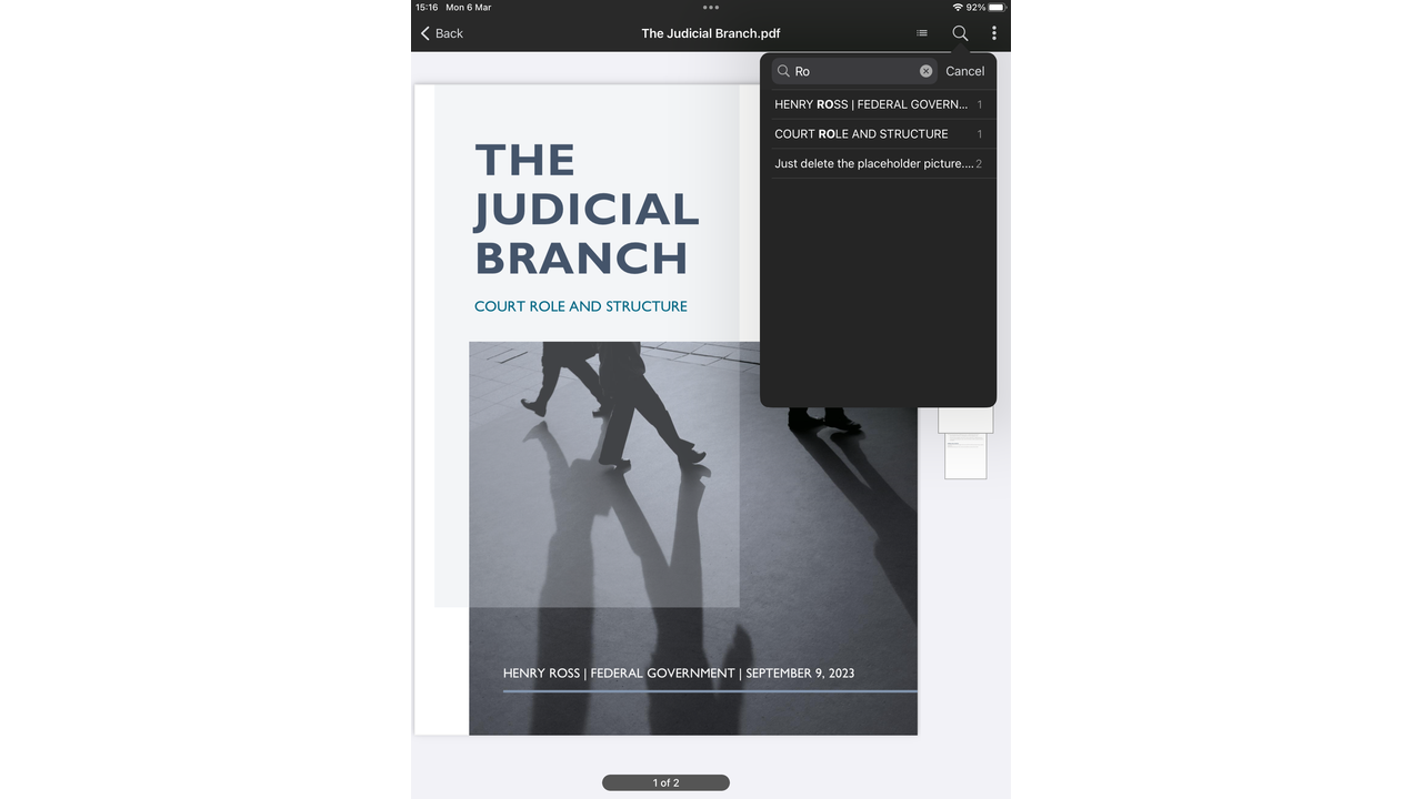 Find Information Inside Documents