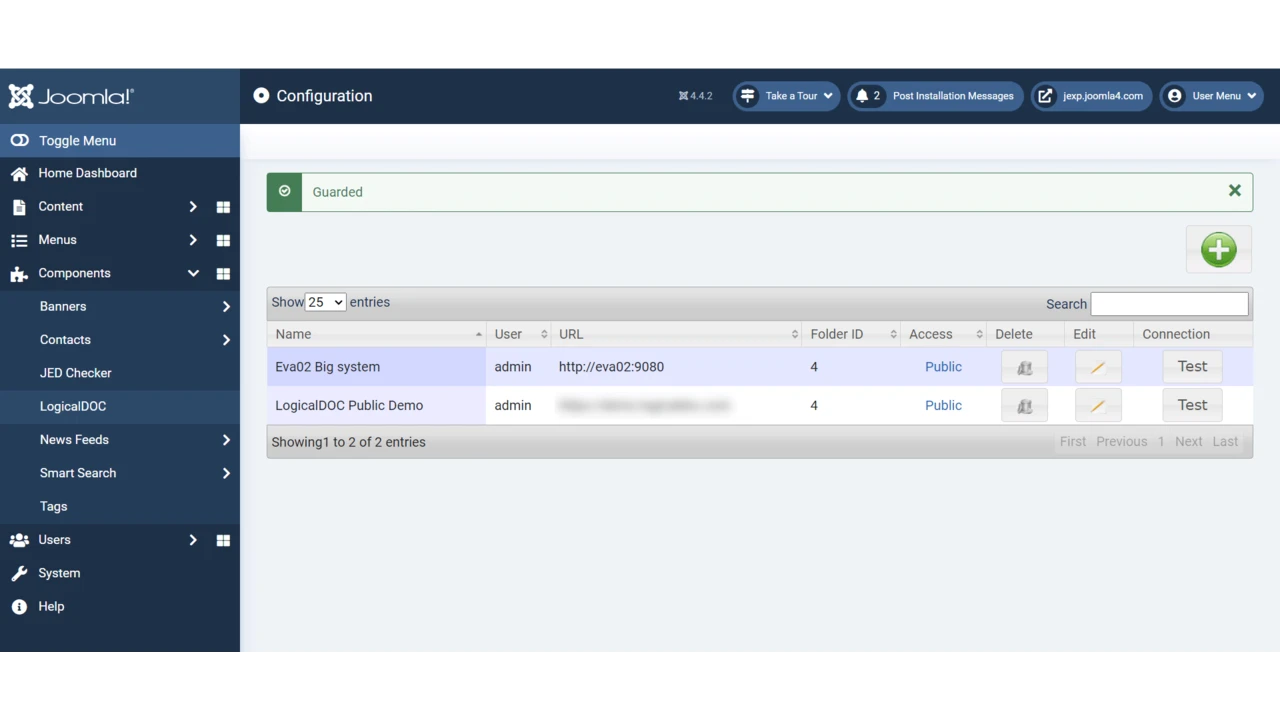LogicalDOC Joomla Explorer Component