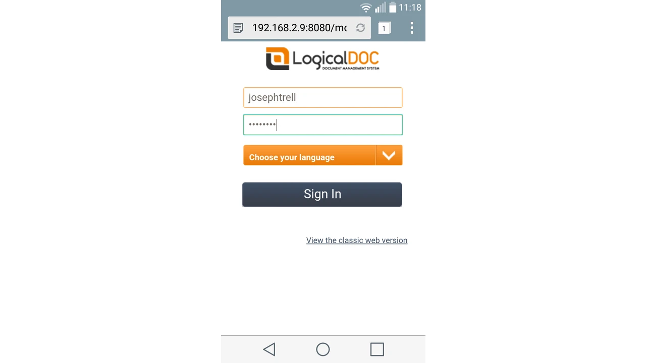 Access LogicalDOC from Any Device