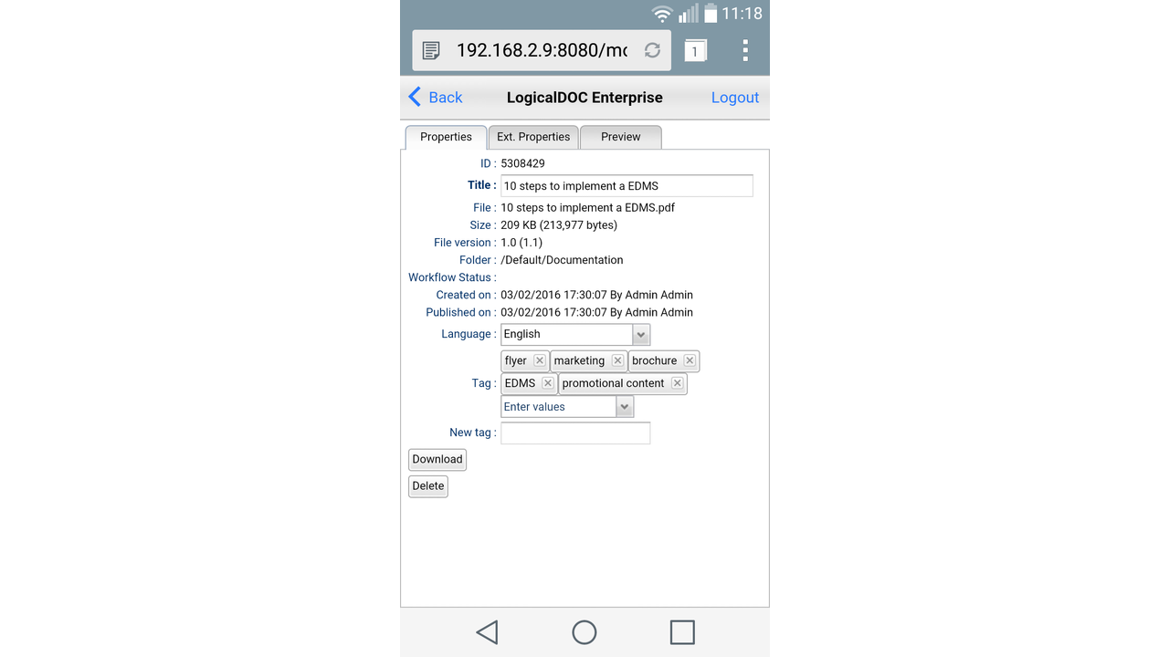 View Metadata and Properties