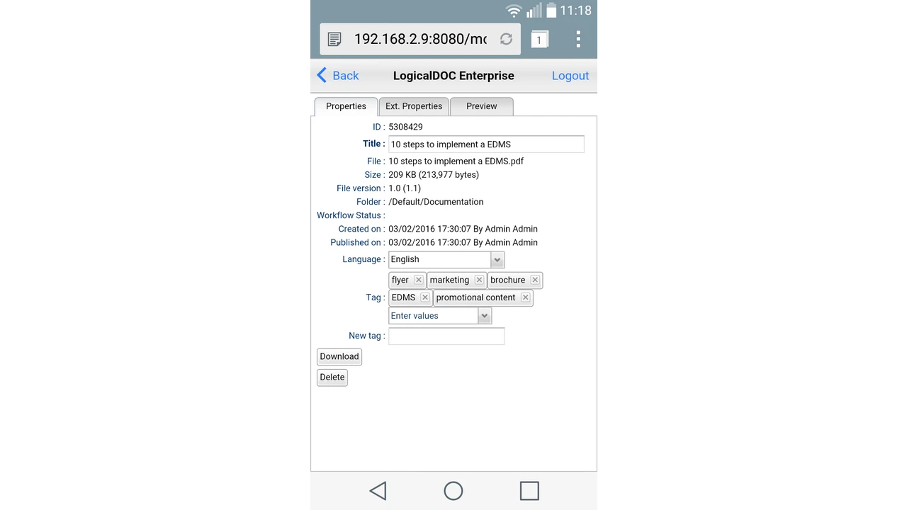 View Metadata and Properties