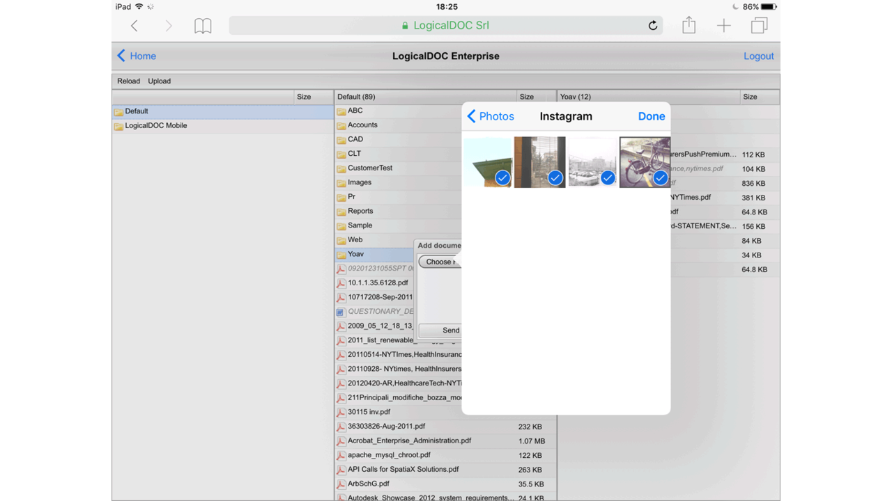 Upload Files from Your Device