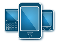 Digital devices icon symbolizing intelligent document access