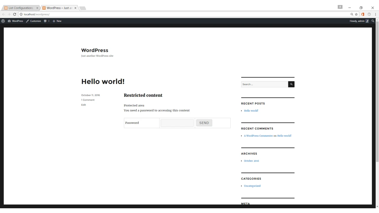 Protected LogicalDOC Content in WordPress