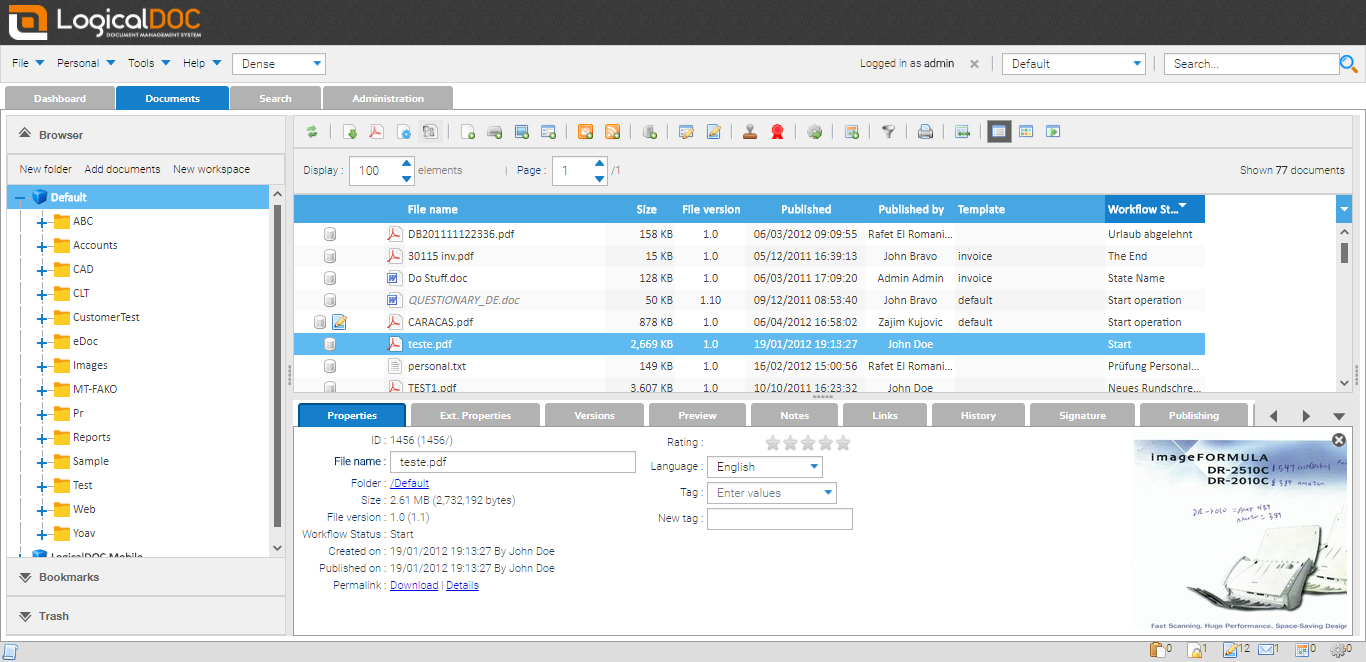 Immagini di LogicalDOC - LogicalDOC