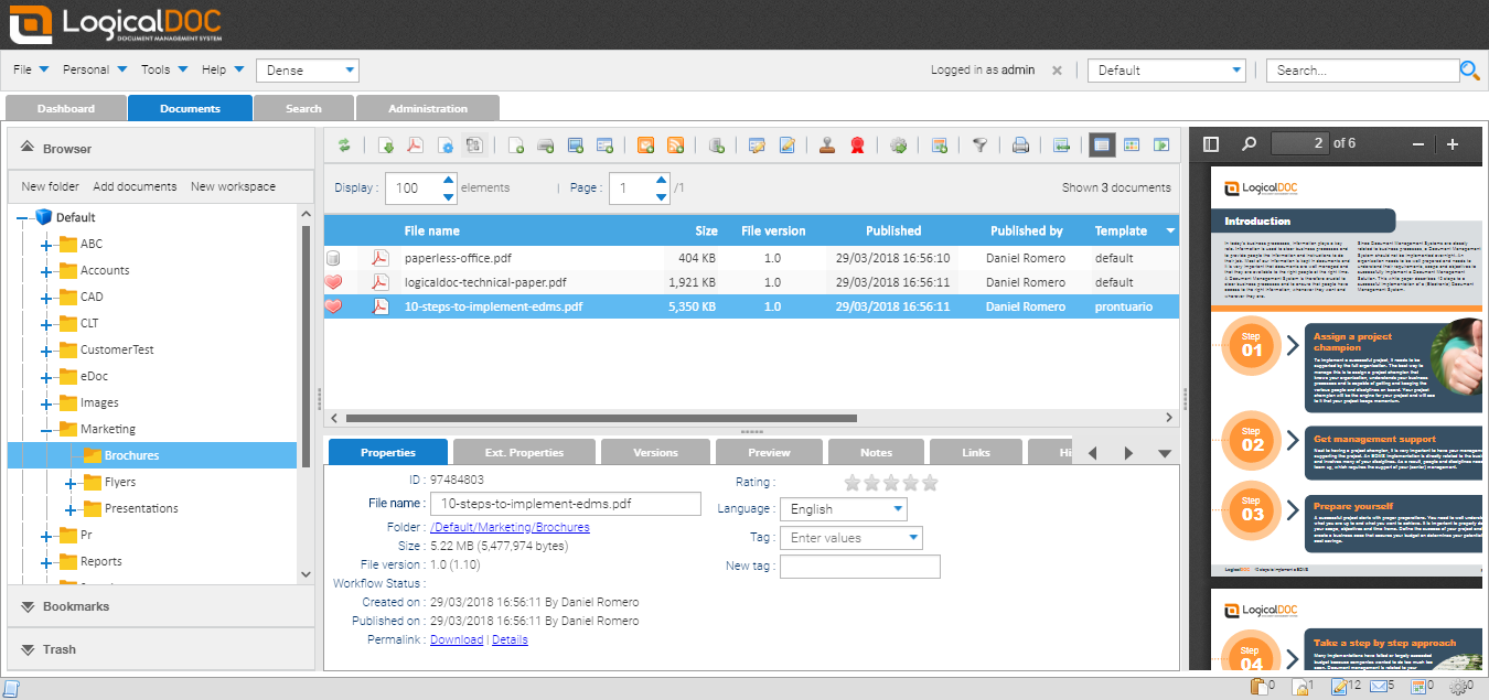 Sistema software di Gestione dei Documenti