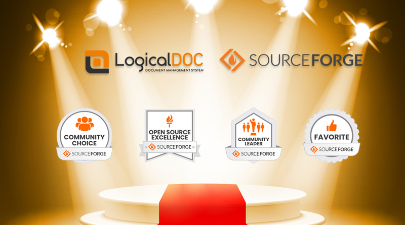 I riconoscimenti di LogicalDOC DMS su SourceForge