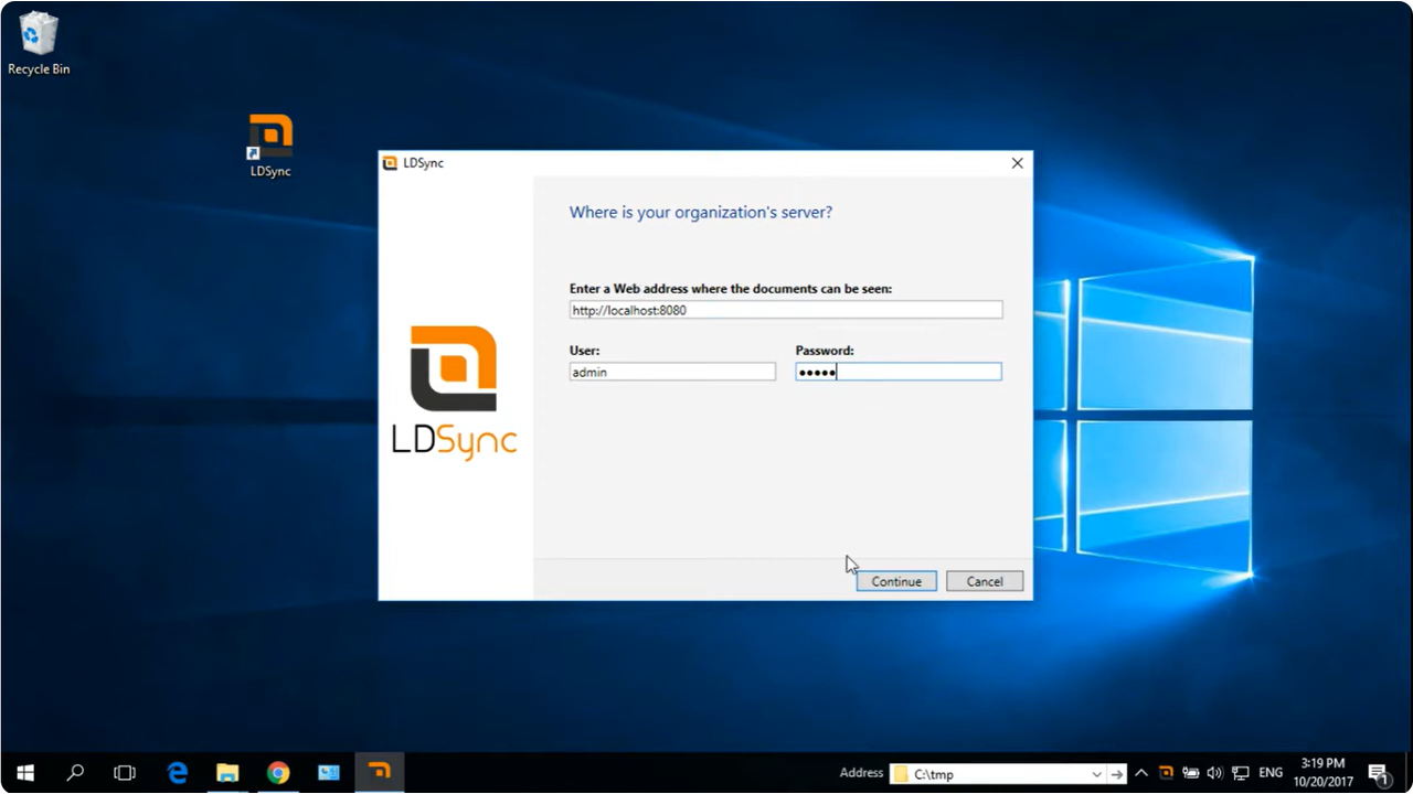 LDsync Desktop Client