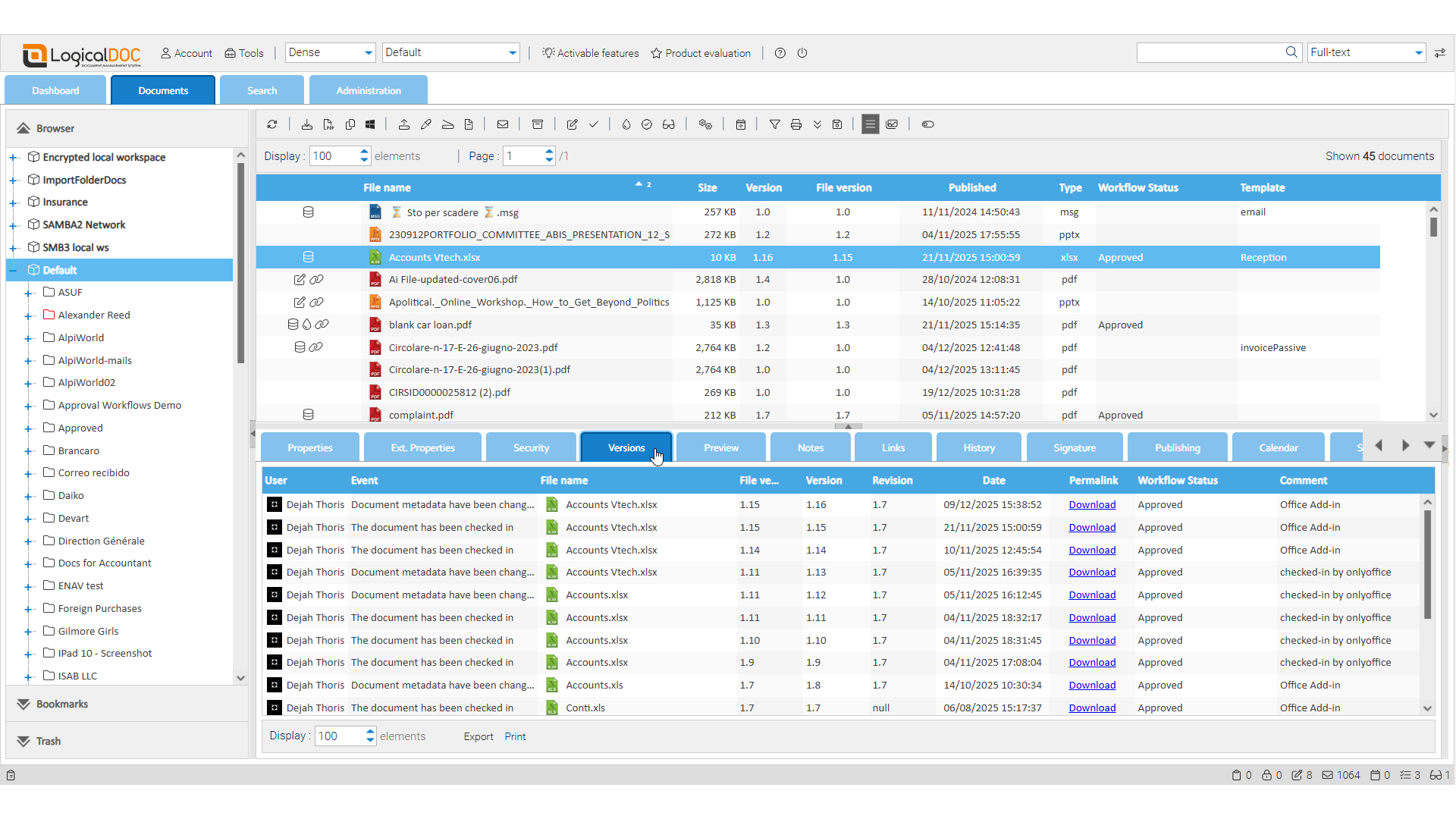 Complete Document Version Control