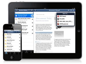 LogicalDOC App on iPad and iPhone