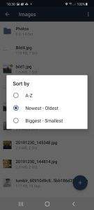 sorting items
