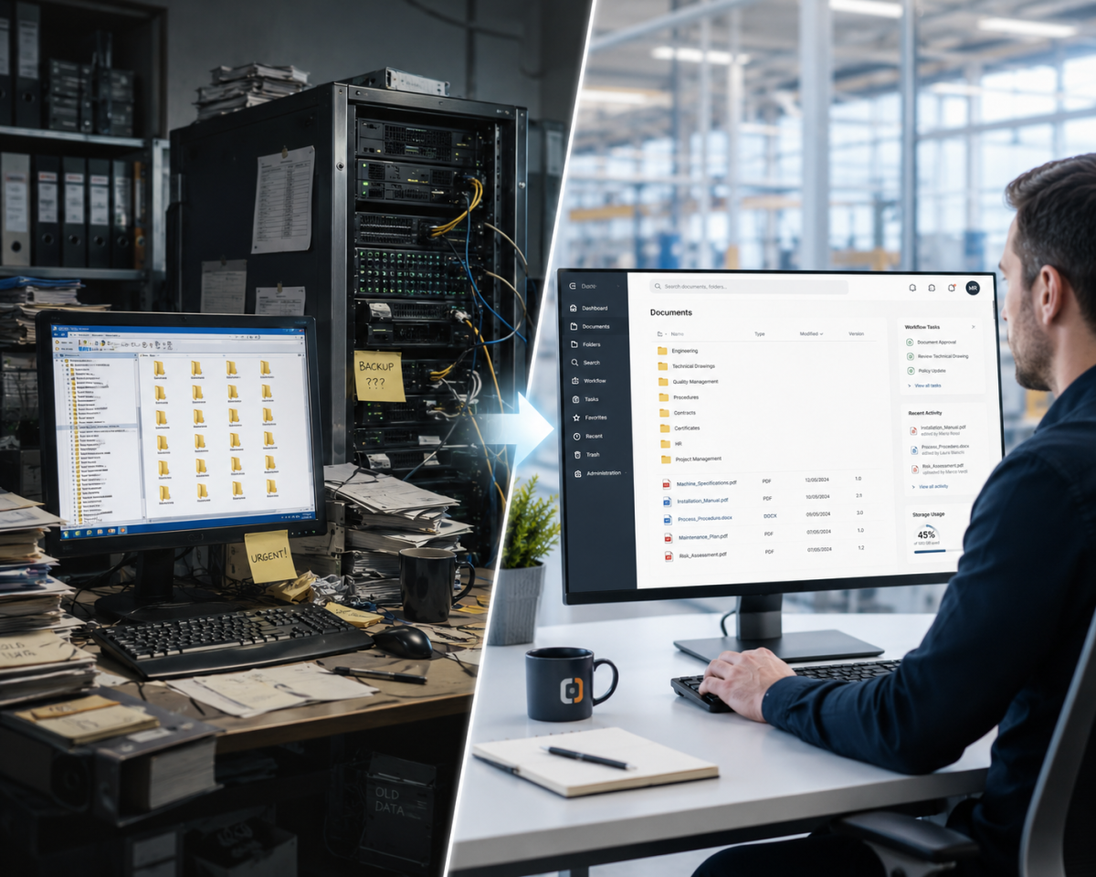 From Legacy File Server to Centralized Document Management