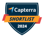 Capterra Shortlist 2024 badge