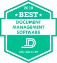 2020 Best Document Management Software Badge