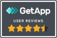 GetApp user reviews badge
